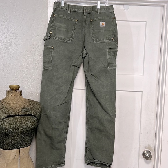 VTG CARHARTT DUCK DOUBLE KNEE PANTS MADE IN USA UNION - Picture 7 of 16